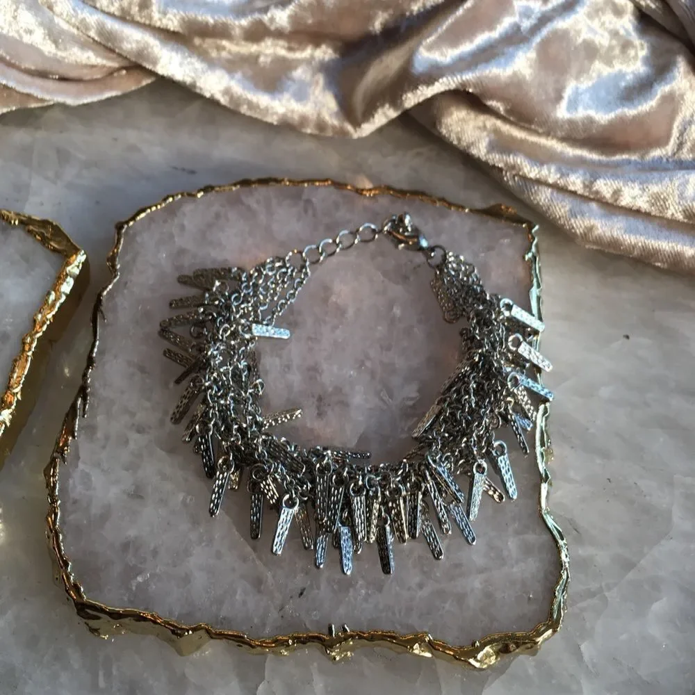 SILVER FRINGE Bracelet!